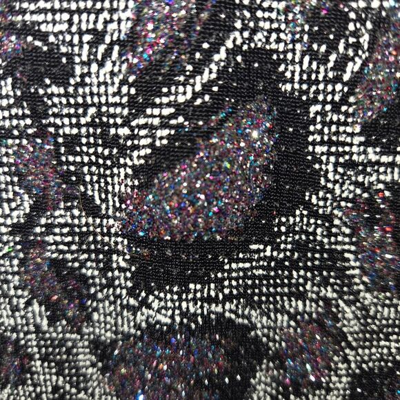 Leith Leopard Sparkle Print Stretchy Pencil Skirt Size Small - Picture 4 of 7